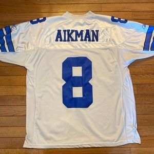 Dallas Cowboys Troy Aikman Reebok Jersey, Size 48